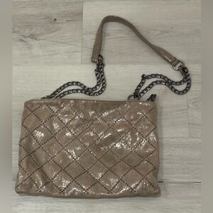 Elegant Tan Chain Strap Women's Bag